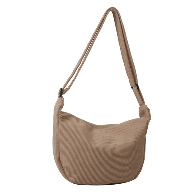 Variant image for Stor Skuldertaske Dame i Cordura – Rummelig Crossbody Taske til Hverdag og Fritid-2