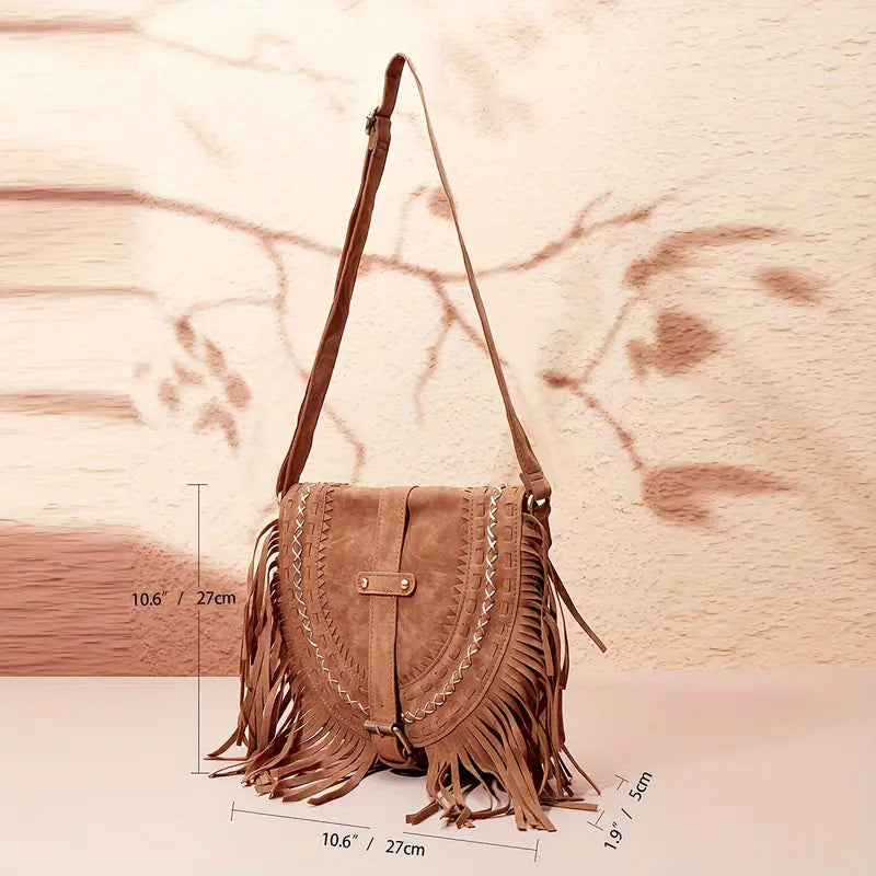 Penina - Crossbody-taske med kvast