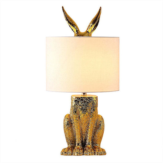 Moderne LED Bordlampe i Sort, Hvid og Guld – Elegant Metal Design til Stue og Spisestue-1