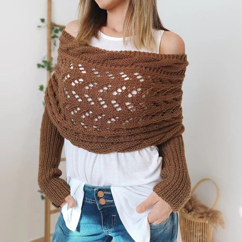 CozyKnit - Behageligt strikket tørklæde | Alsidig elegance til enhver lejlighed