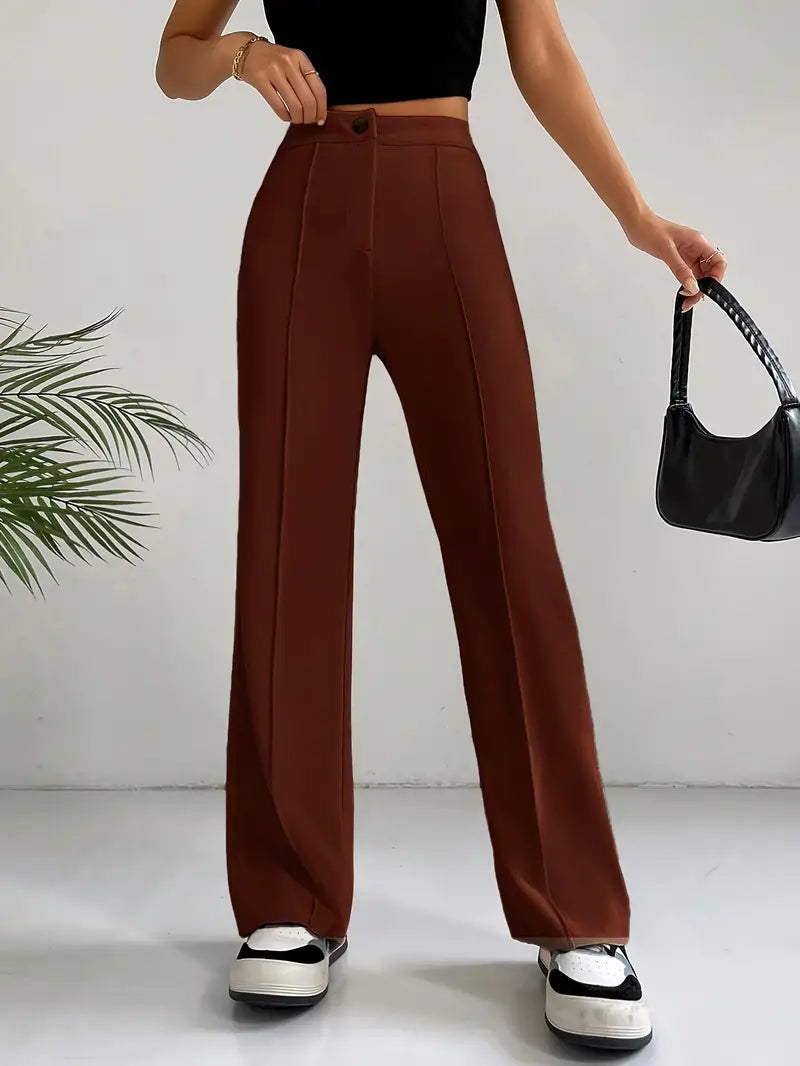 EleganzFit - Højtaljede slim fit-bukser | Stilfulde og figurflatterende