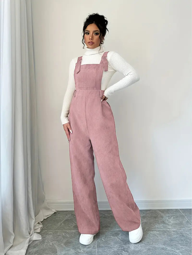 Isabella - Casual jumpsuit i fløjl til kvinder