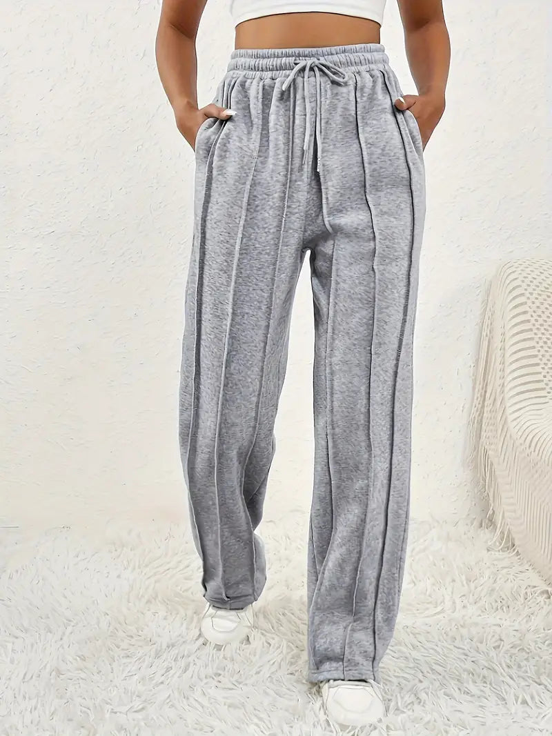 StyleEase - Trendy sweatpants med pintuck på benene | Stilfuld komfort til afslappede dage