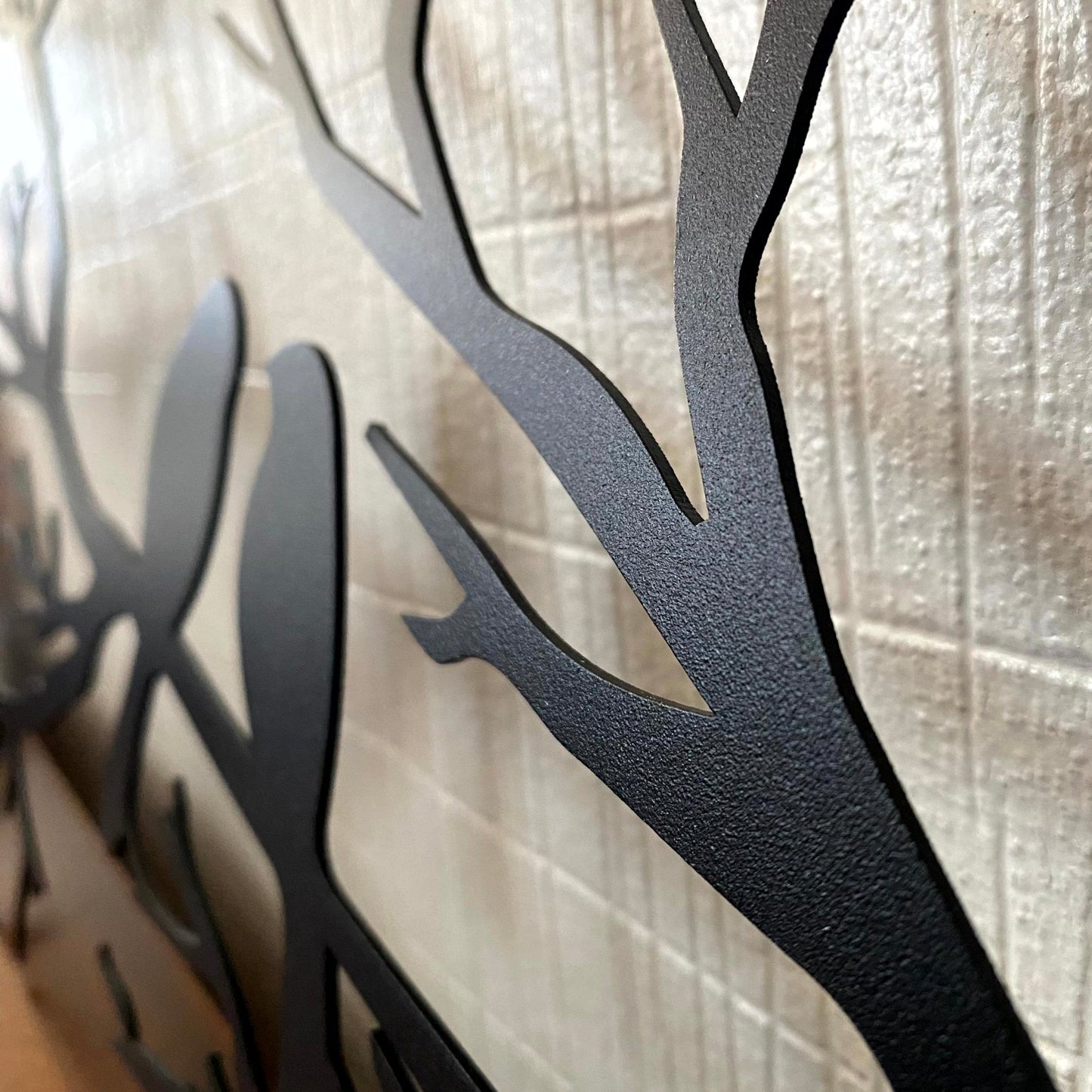 VogelArt - Birds on a branch metal wall art - Moderne og klassisk boligindretning