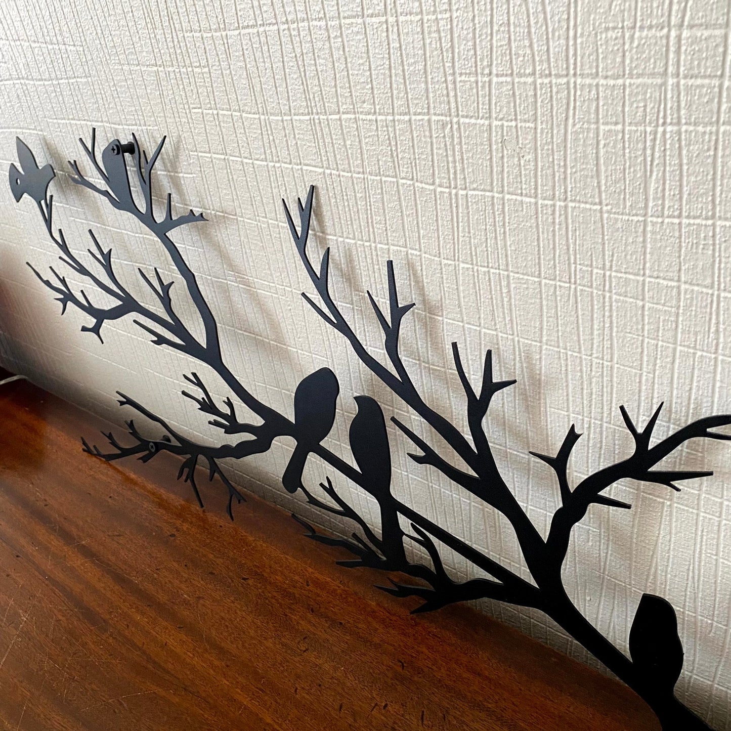 VogelArt - Birds on a branch metal wall art - Moderne og klassisk boligindretning