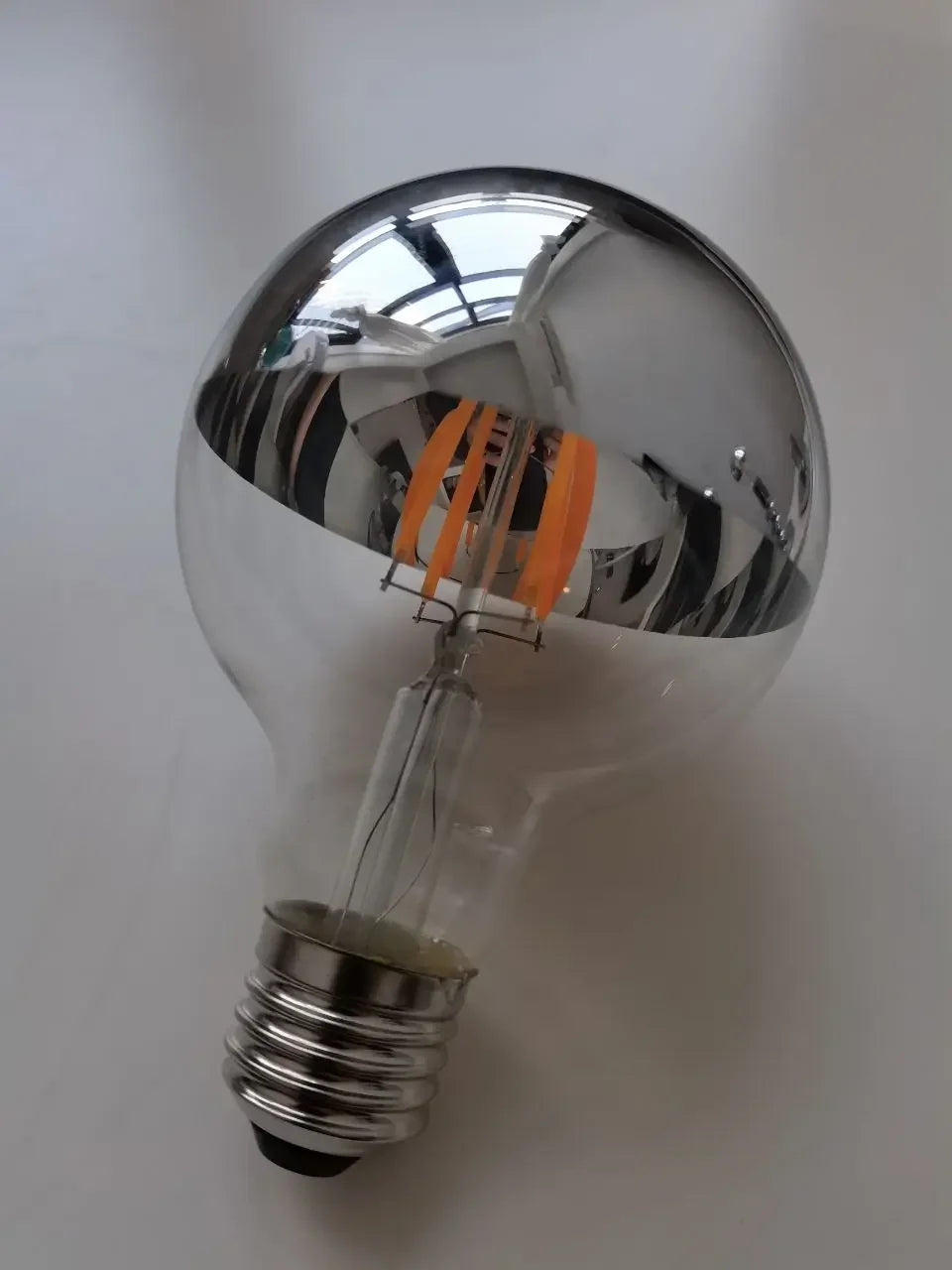 Variant image for Minimalistisk LED Vintage Bureaulampe med Justerbar Lysstyrke – Metal og Glas, 40 cm Høj, Dæmpbar 3000K-4
