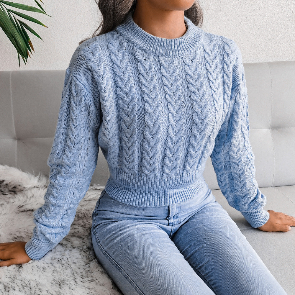 Athena - Chic ensfarvet trøje | Elegance og komfort
