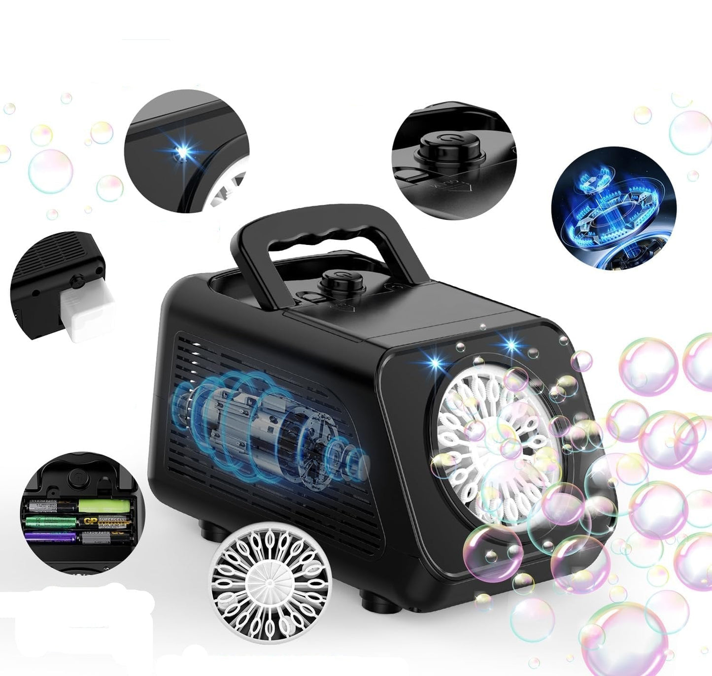 BubbleBliss - Automatisk bobleblæser