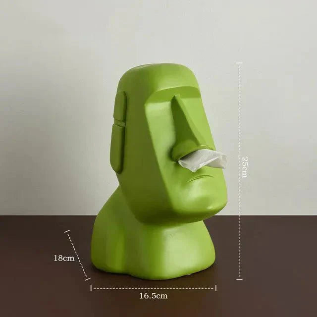 Stilfuld - Lommetørklædeæske i Påskeøens statuedesign