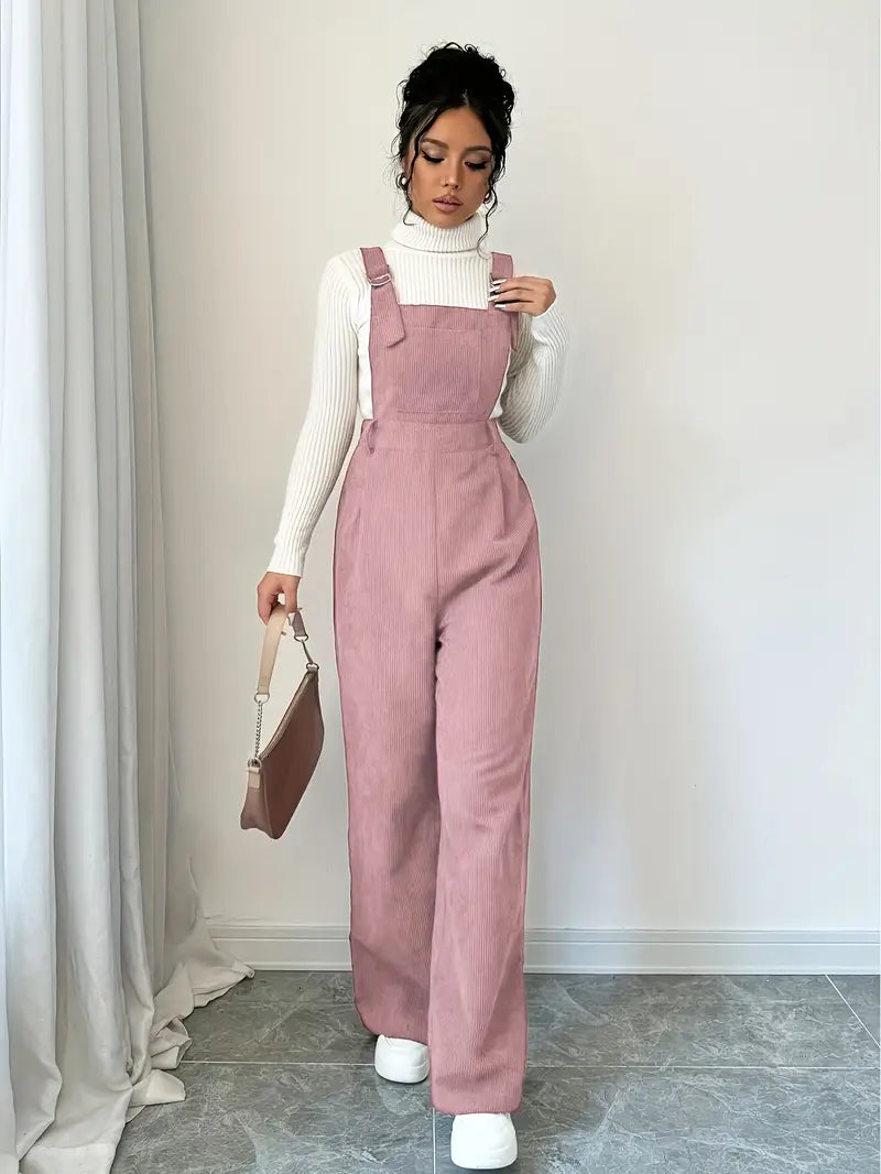 Isabella - Casual jumpsuit i fløjl til kvinder