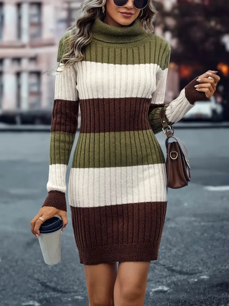 Gemma - Elegant bodycon-minikjole til damer med lange ærmer
