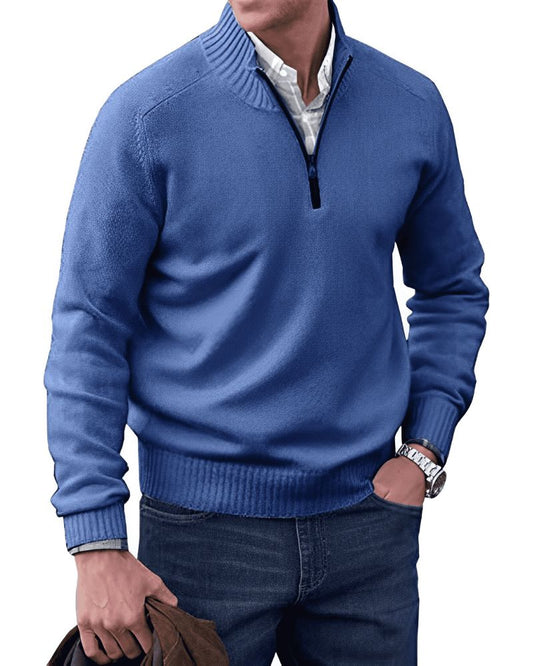 NordFlex - Elegant pullover med lynlås til mænd