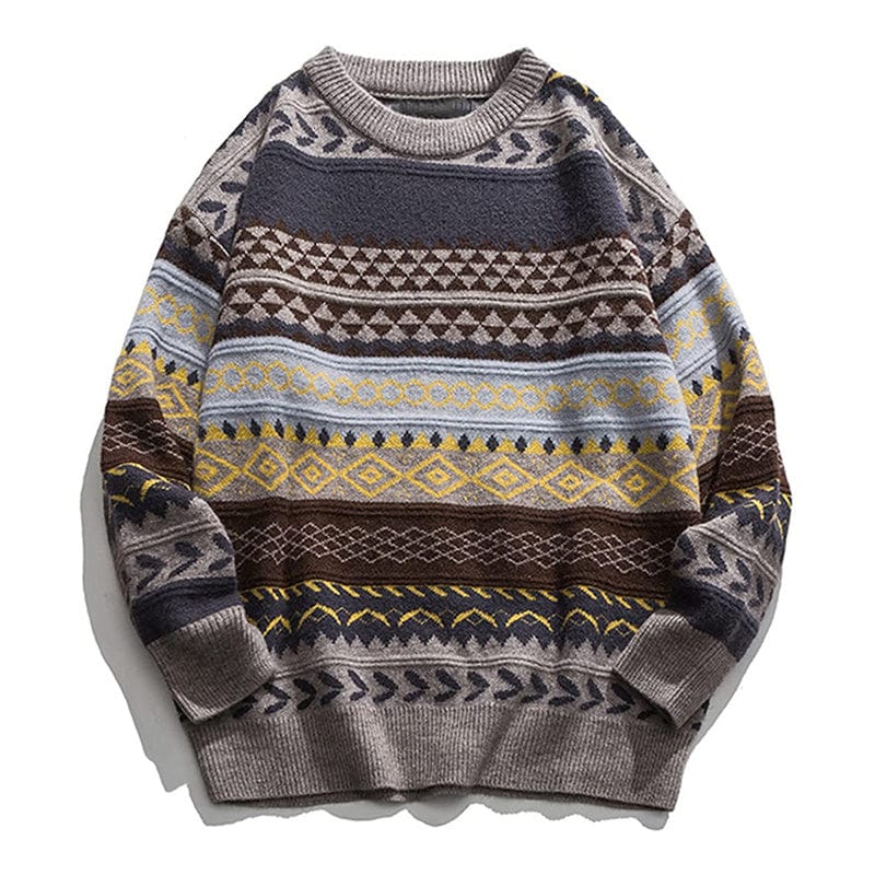 RetroKomfort - Retro casual strikket trøje | Charme og moderne stil
