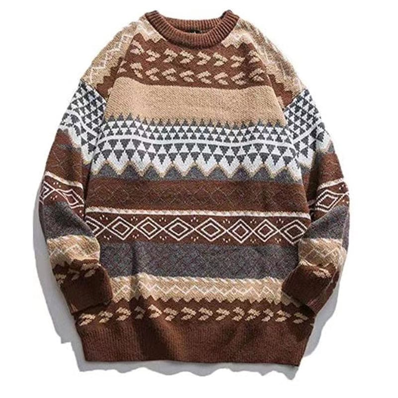 RetroKomfort - Retro casual strikket trøje | Charme og moderne stil