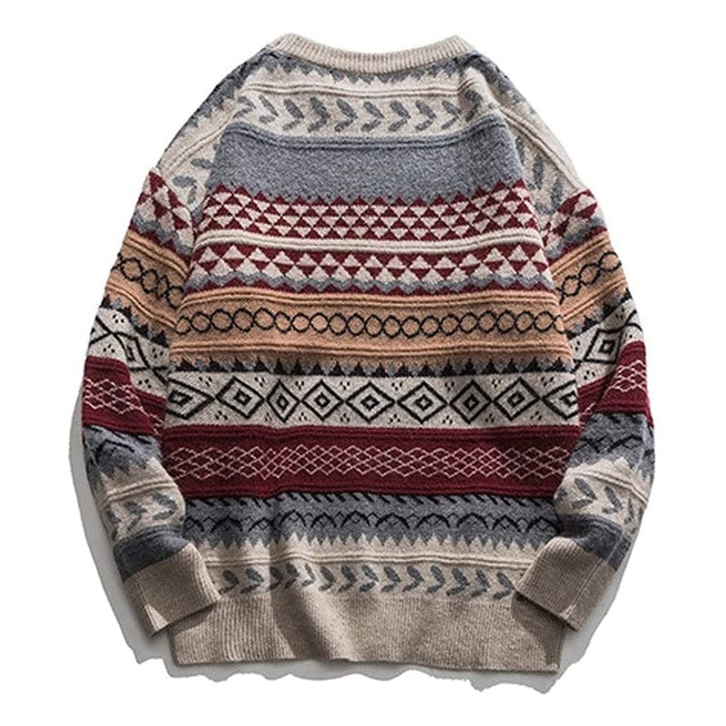 RetroKomfort - Retro casual strikket trøje | Charme og moderne stil