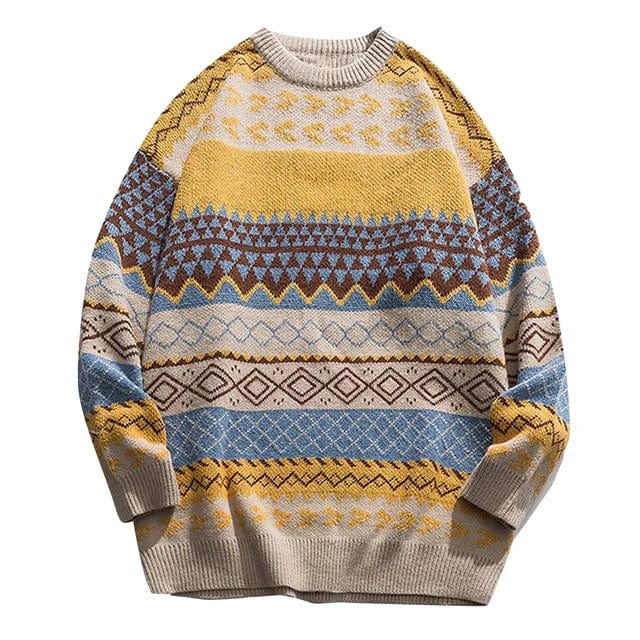 RetroKomfort - Retro casual strikket trøje | Charme og moderne stil