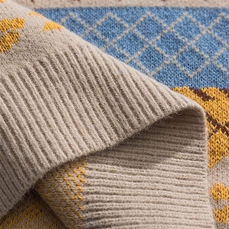 RetroKomfort - Retro casual strikket trøje | Charme og moderne stil