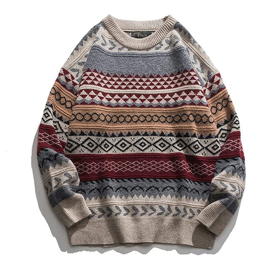 RetroKomfort - Retro casual strikket trøje | Charme og moderne stil