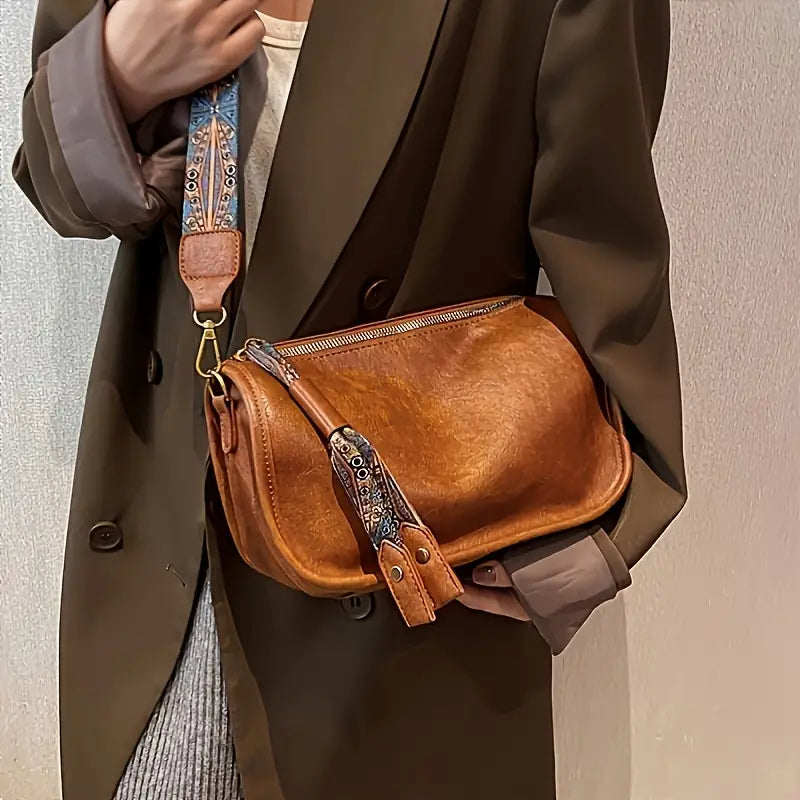 Felina - Crossbody-taske med grafisk mønster