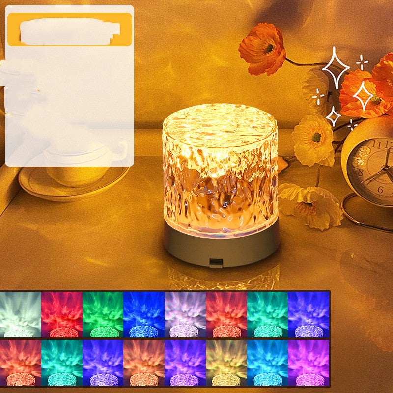 Smart WLAN-Lampe med Fjernbetjening og 16 RGB-Farver – Moderne Atmosfærisk Belysning med USB-Opladning-3