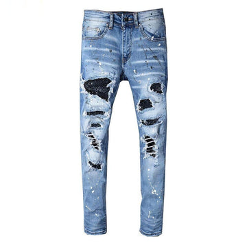 GlamFit - rhinestone-besatte jeans | Funklende rhinestones giver et trendy look