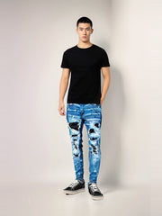 GlamFit - rhinestone-besatte jeans | Funklende rhinestones giver et trendy look