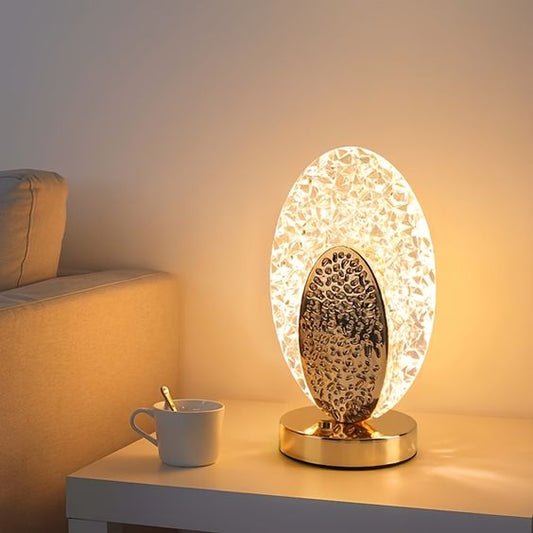 Moderne Pauw Bordlampe Uden Ledning med Justerbar Lysstyrke – Elegant USB Opladelig LED Belysning-1