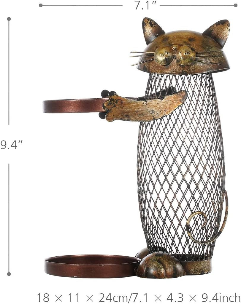 WineCat - Vinflaske- og korkholder med krammekat