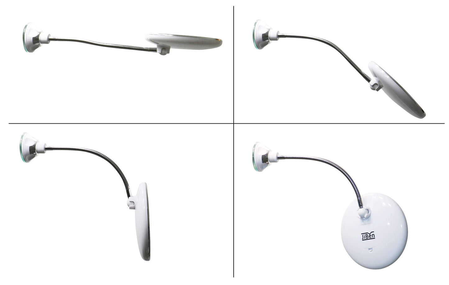 GlowMirror - LED-forstørrelsesspejl med svanehals