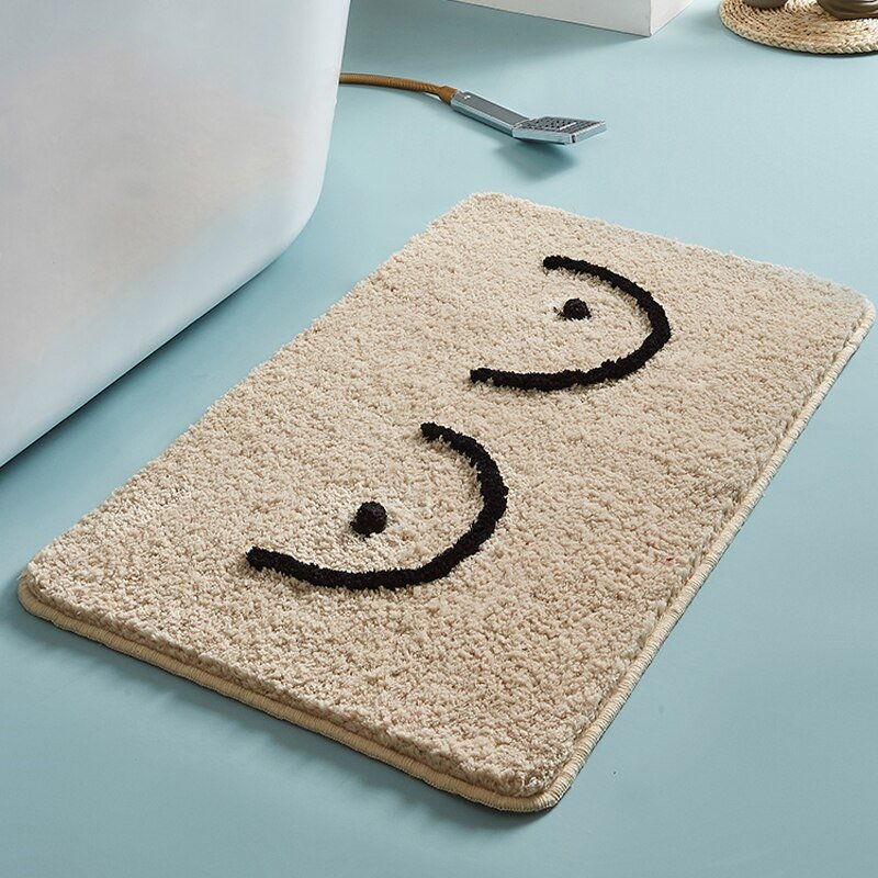 CozyStep - Fluffy bademåtte til badeværelset