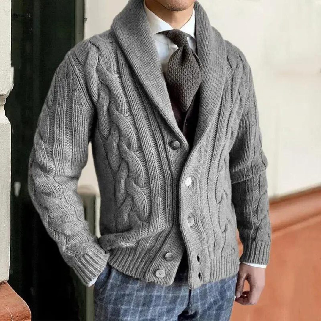 CardiCraft - Strikket cardigan til mænd | Ultimativ varme og tidløs stil
