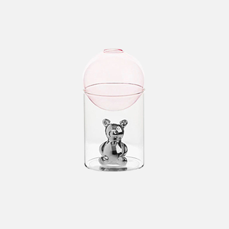 BearGlass - Glasvase med galaktisk bjørn