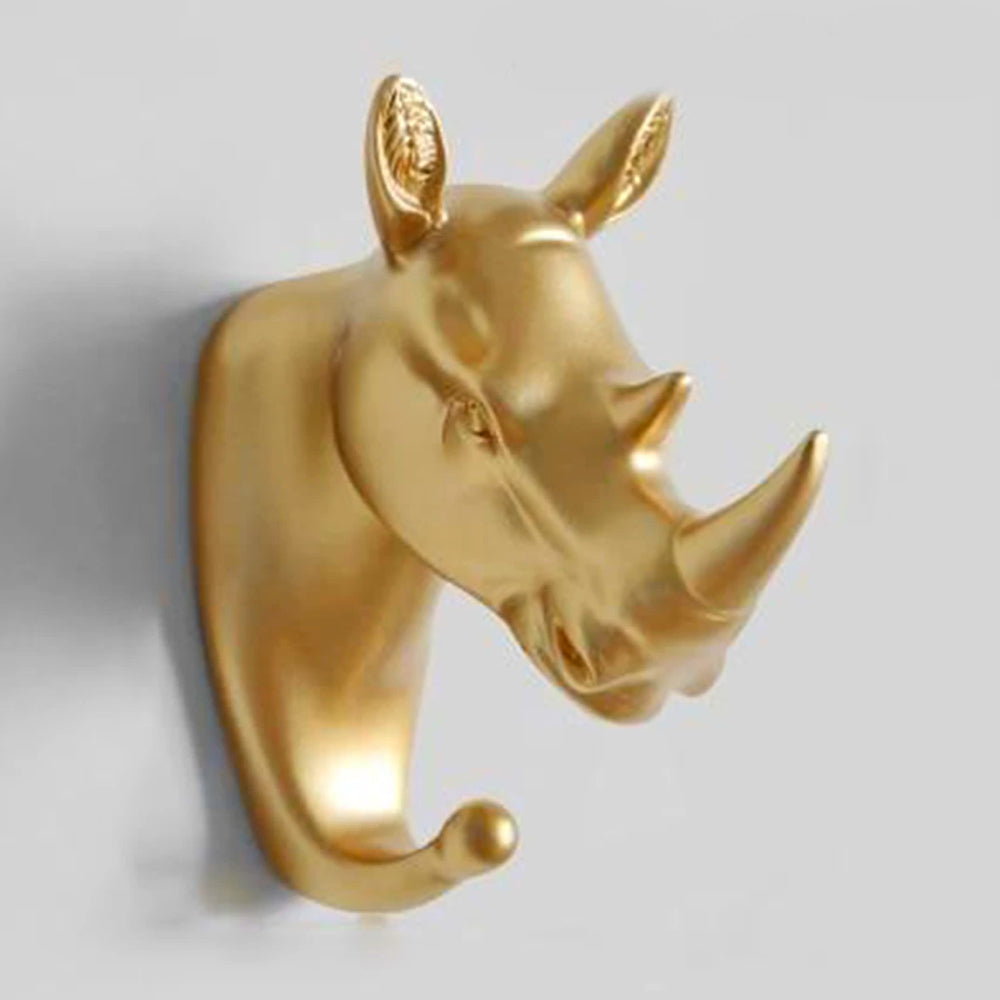 Variant image for Guld Dyr Opbevaringskroge til Elegant Organisering – Unikke Dyremotiver, Holdbart Metal, Væg- og Dørmontering-6