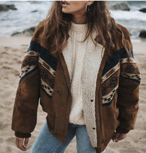 BohoChic - Sofistikeret boho-vinterjakke | Stil møder komfort i den kolde årstid