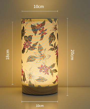 Variant image for Elegant Natlampe i Linnedesign med Varmt Lys til Soveværelset – Hyggelig Indendørs Belysning-4
