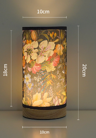 Variant image for Elegant Natlampe i Linnedesign med Varmt Lys til Soveværelset – Hyggelig Indendørs Belysning-3