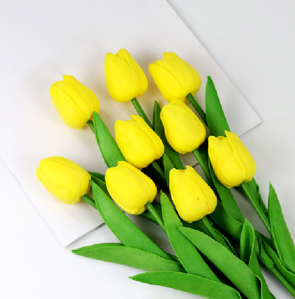 Variant image for Kunstige Tulipaner Buket i Høj Kvalitet – Realistiske Falske Blomster til Bryllupper og Indretning-3