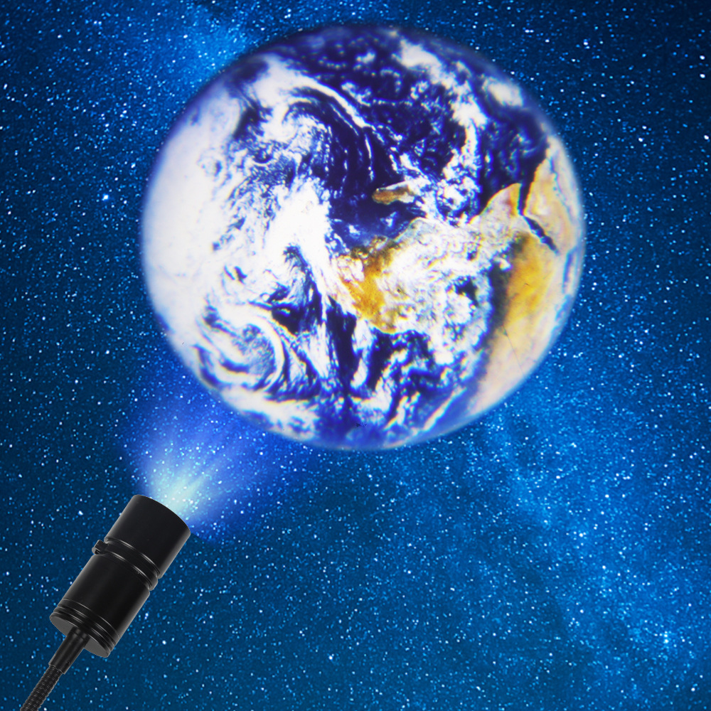 Variant image for Stor Projektorlampe med Jorden og Månen – Fleksible Lysmuligheder til Vægprojektioner og Atmosfærisk Indendørs Belysning-2