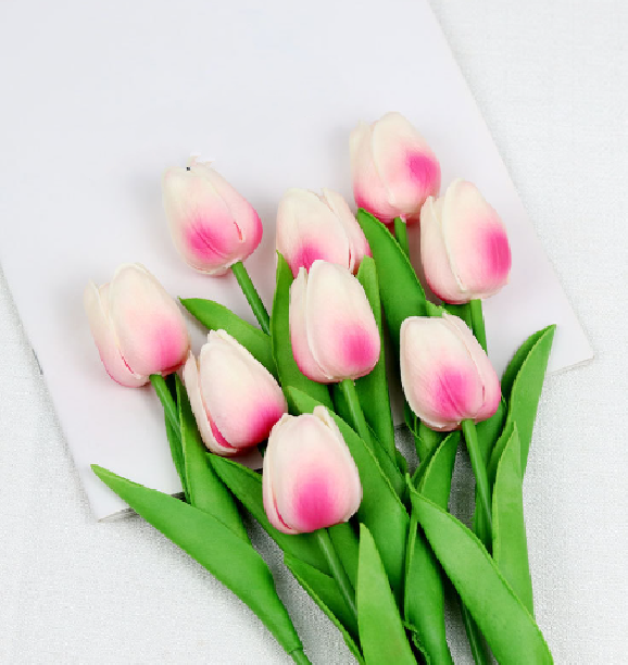 Variant image for Kunstige Tulipaner Buket i Høj Kvalitet – Realistiske Falske Blomster til Bryllupper og Indretning-4