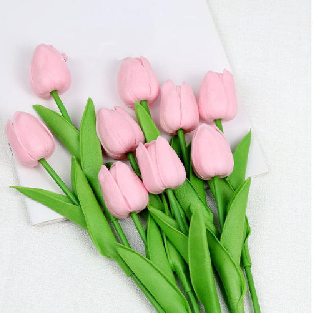 Variant image for Kunstige Tulipaner Buket i Høj Kvalitet – Realistiske Falske Blomster til Bryllupper og Indretning-10