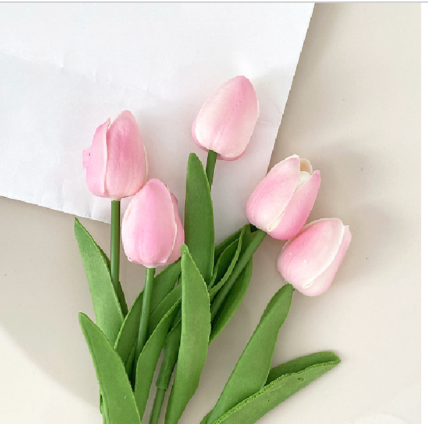 Variant image for Kunstige Tulipaner Buket i Høj Kvalitet – Realistiske Falske Blomster til Bryllupper og Indretning-5