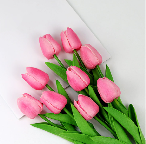 Variant image for Kunstige Tulipaner Buket i Høj Kvalitet – Realistiske Falske Blomster til Bryllupper og Indretning-9