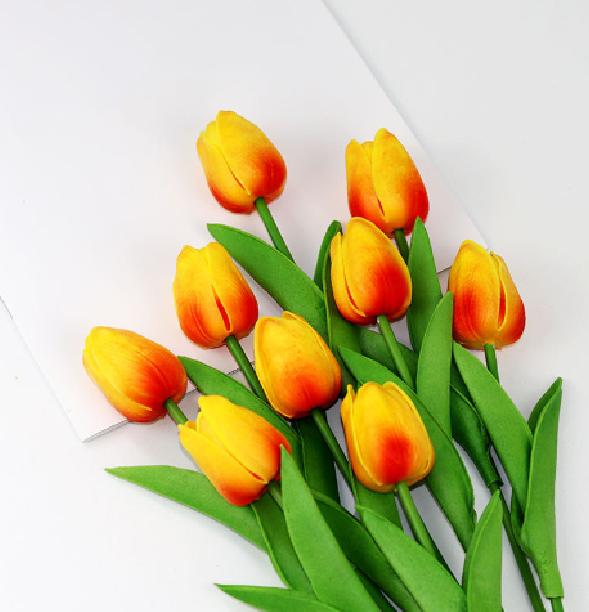 Variant image for Kunstige Tulipaner Buket i Høj Kvalitet – Realistiske Falske Blomster til Bryllupper og Indretning-7