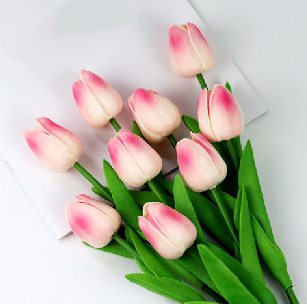 Variant image for Kunstige Tulipaner Buket i Høj Kvalitet – Realistiske Falske Blomster til Bryllupper og Indretning-8