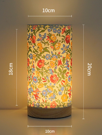 Elegant Natlampe i Linnedesign med Varmt Lys til Soveværelset – Hyggelig Indendørs Belysning-3