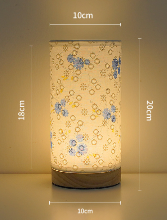 Variant image for Elegant Natlampe i Linnedesign med Varmt Lys til Soveværelset – Hyggelig Indendørs Belysning-5