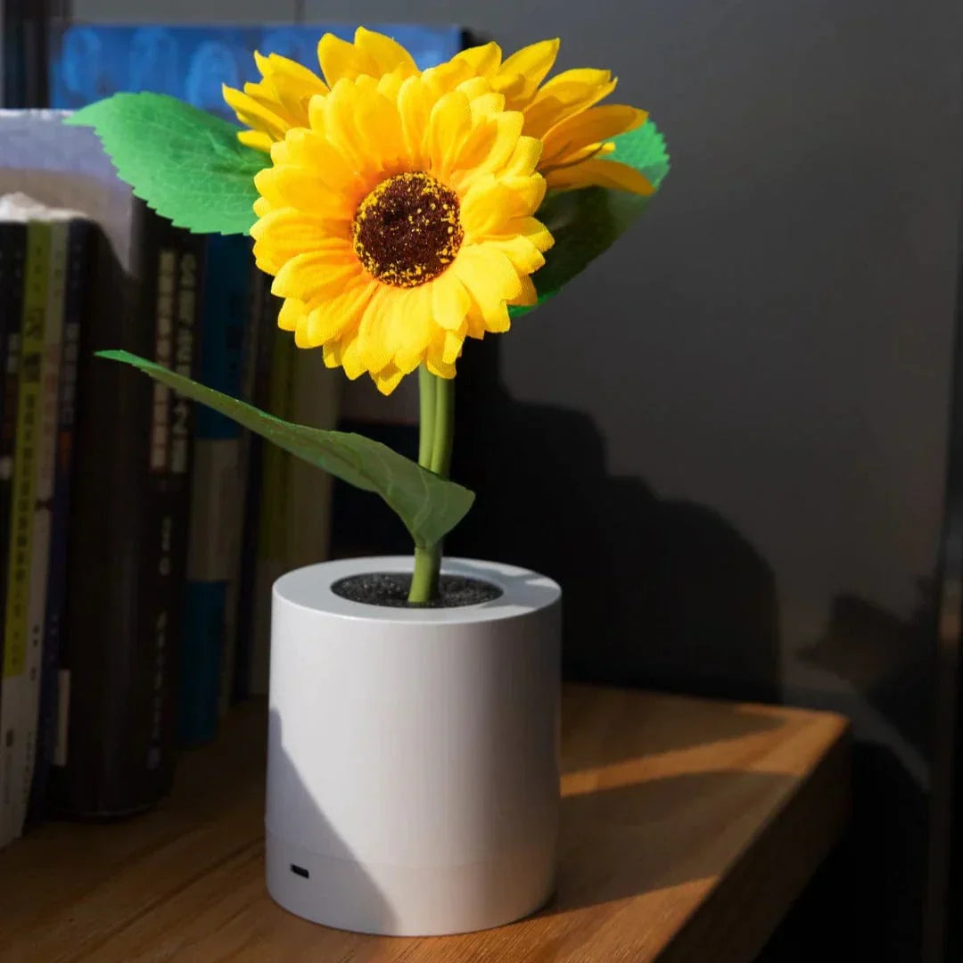 Zonnebloem Natlampe Børn med Dimbare LED Lys – Energivenlig og Hyggelig Belysning til Børneværelse-2