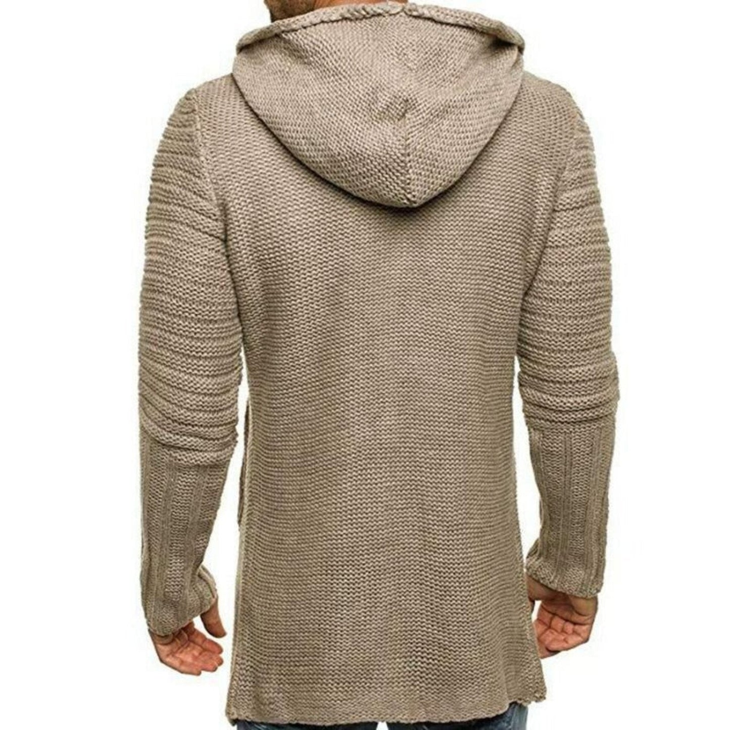 ComfyWear - Lang cardigan med hætte | Varme og komfort til kolde dage