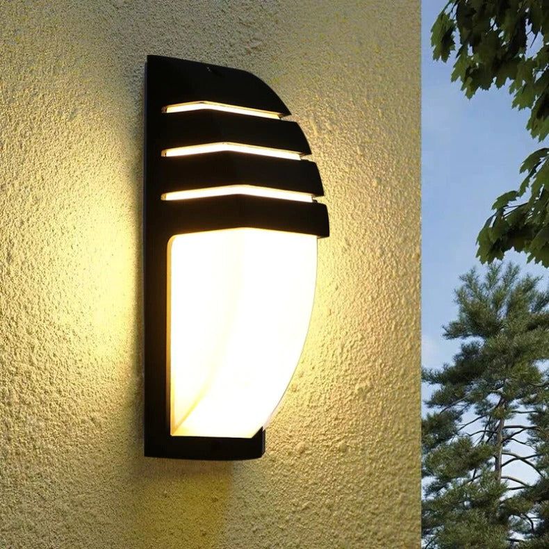Vandtæt LED Udendørs Væglampe med Radar Bevægelsessensor – Sikker Belysning til Have og Terrasse-3