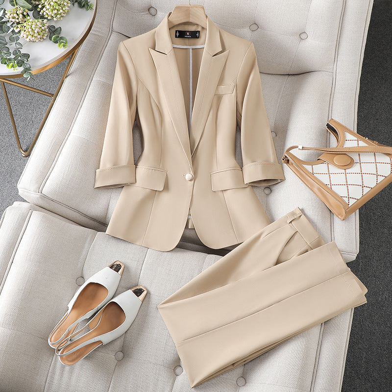 Sophia - Elegant blazer- og buksesæt til kvinder